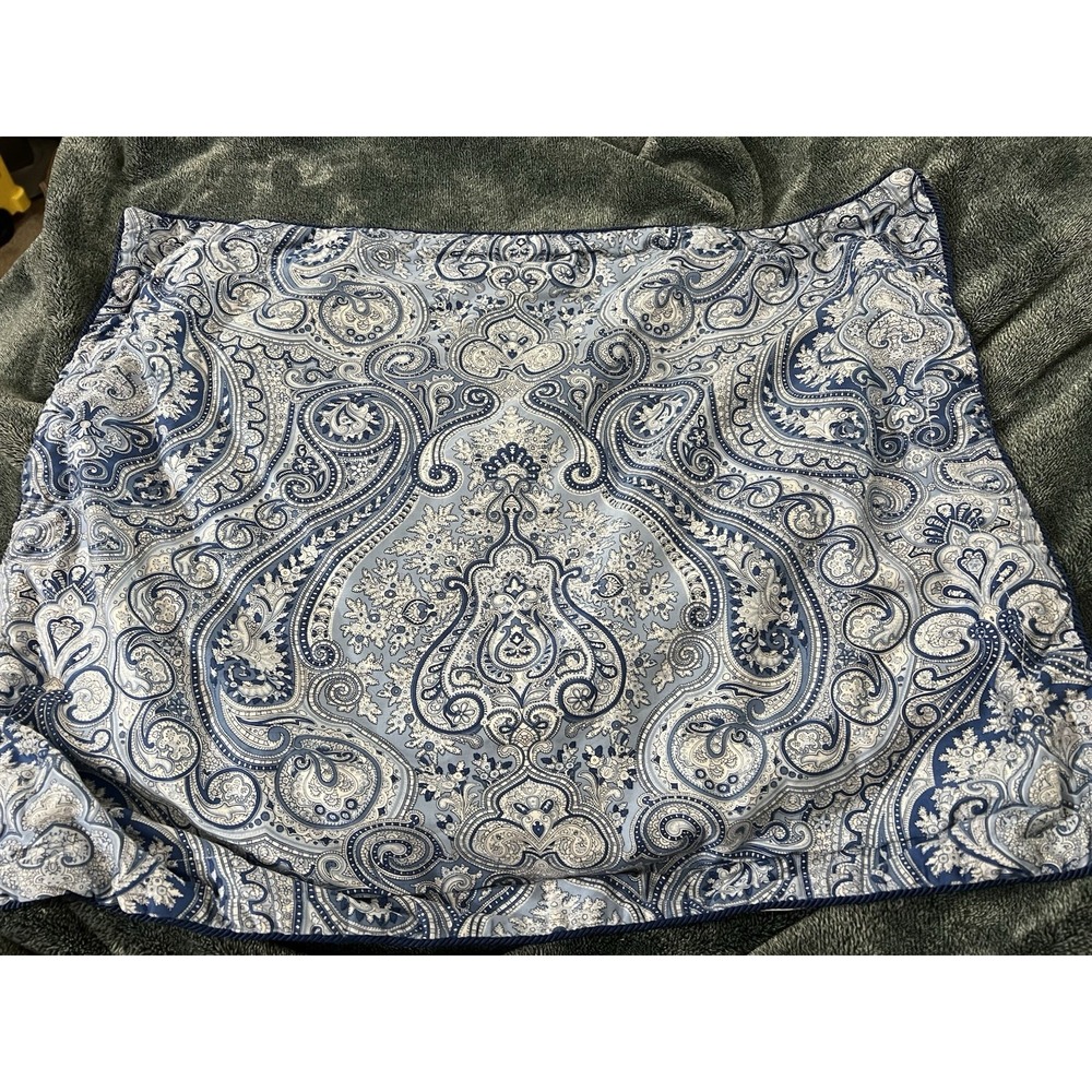 Chaps blue‎ medallion Standard Sham Brentwood